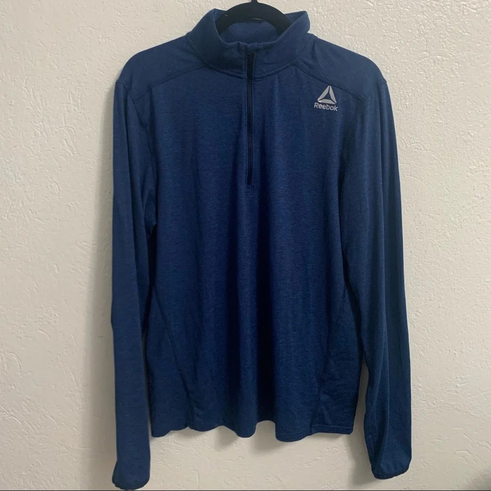 Reebok Long Sleeve Quarter Zip Pullover - Picture 1 of 4